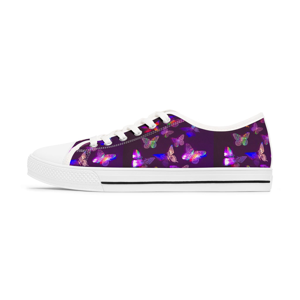 LW 123 Butterfly Print Low Top Sneakers