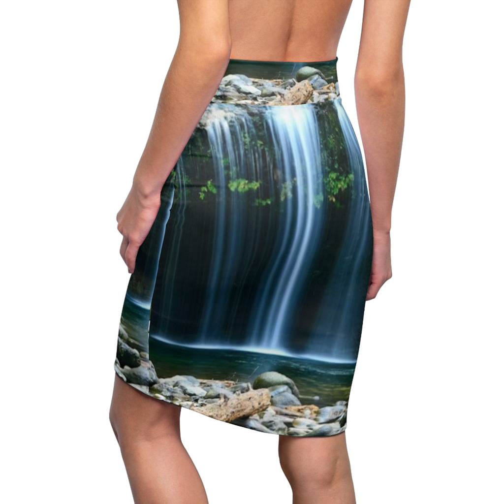 LW 123 Women's Pencil Skirt (AOP)