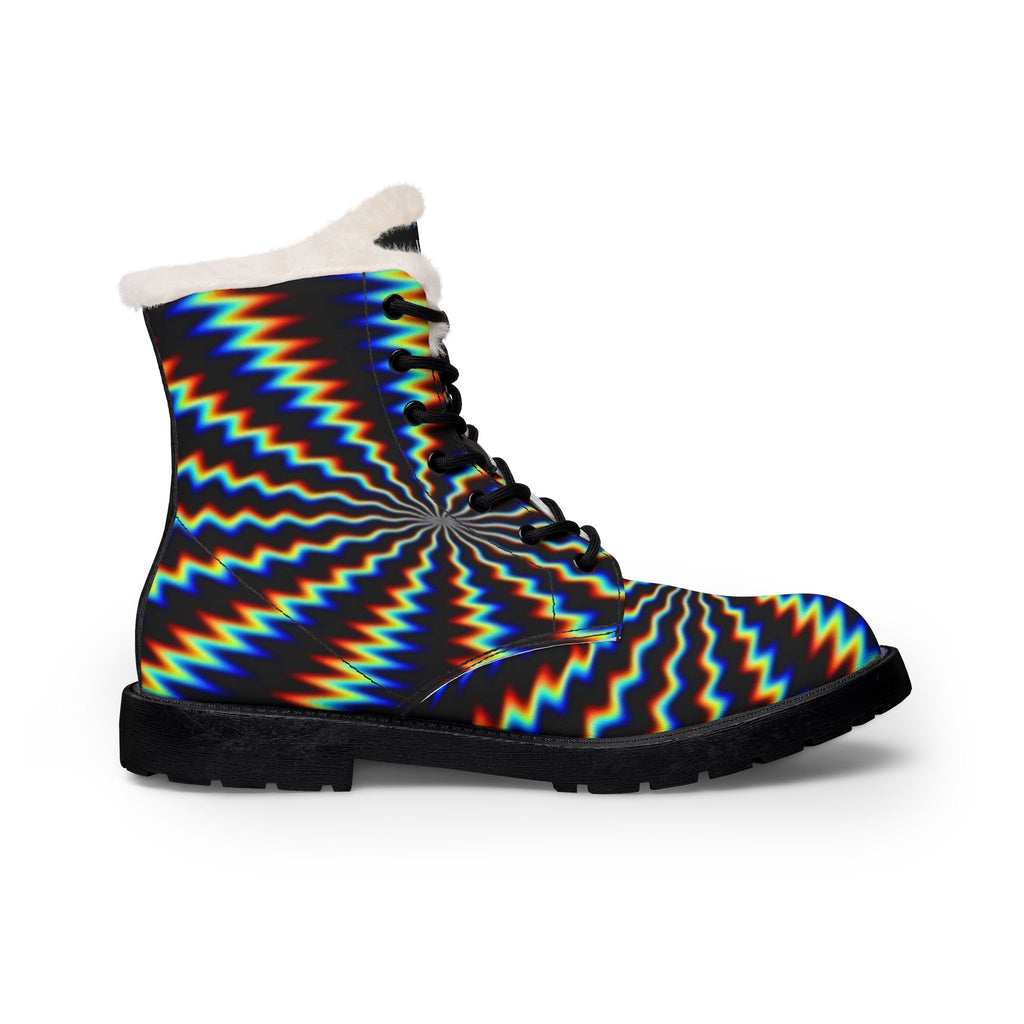 LW 123 Psychedelic Fur Leather Women's Boots