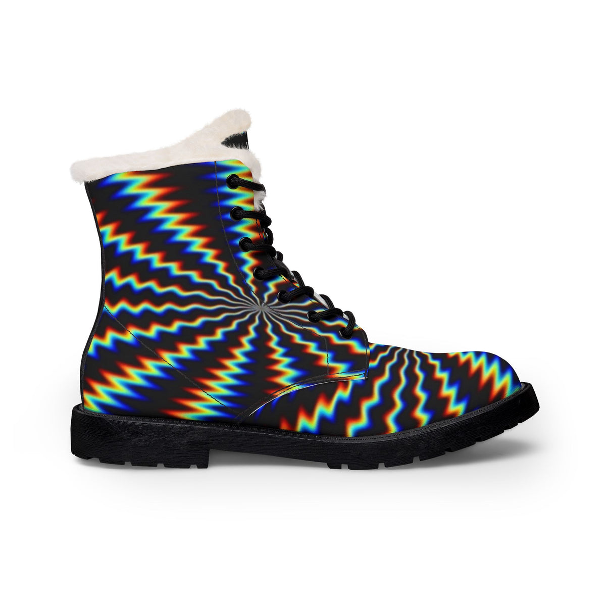 LW 123 Psychedelic Fur Leather Women's Boots