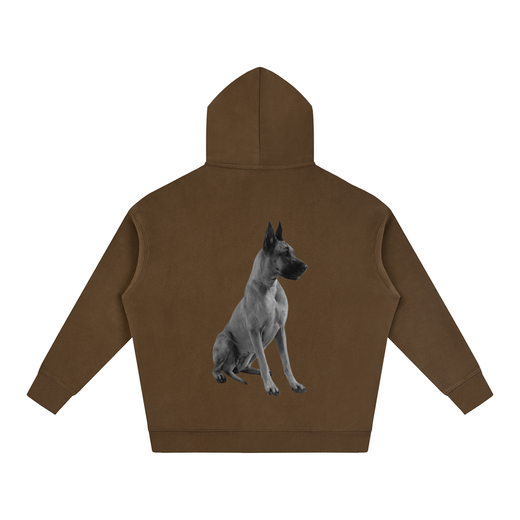 LW 123 Oversize Fleeced Hoodie