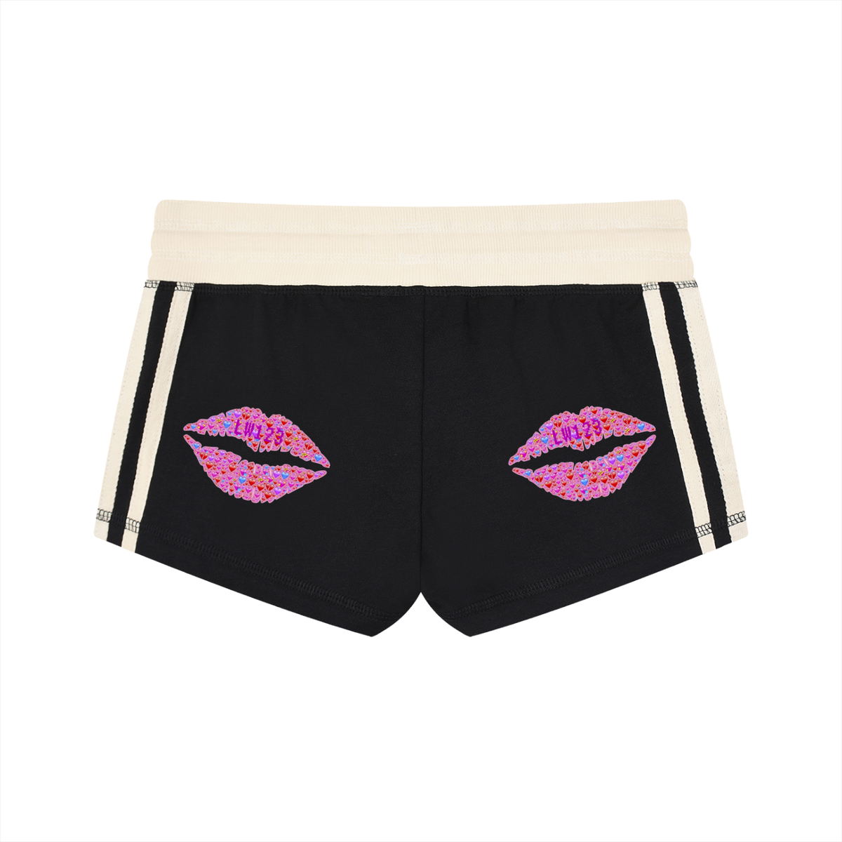 LW 123 Contrast Stripe Track Shorts