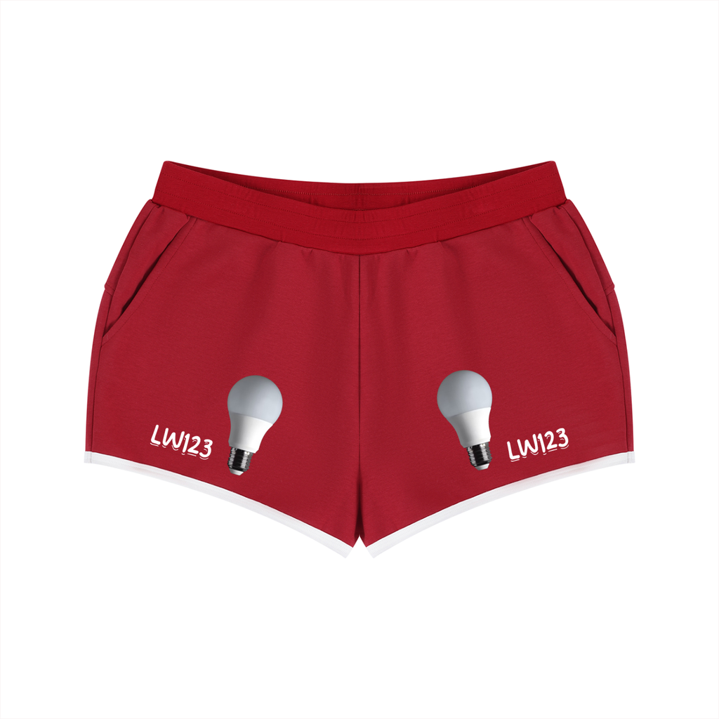 Women's Retro Contrast Binding Shorts