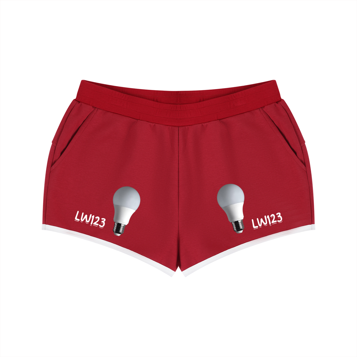 Women's Retro Contrast Binding Shorts