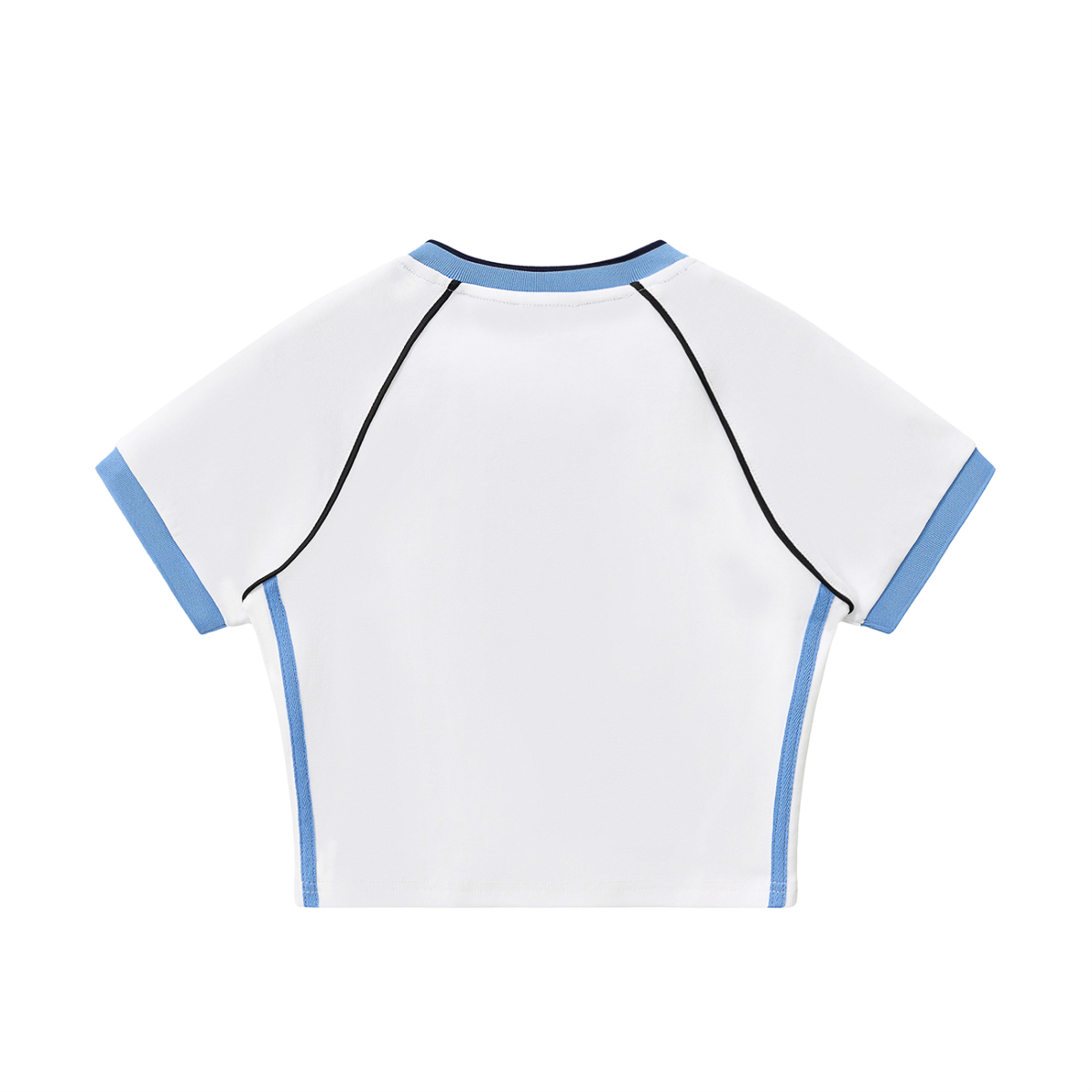 LW 123 Trim V-Neck Crop T-Shirt