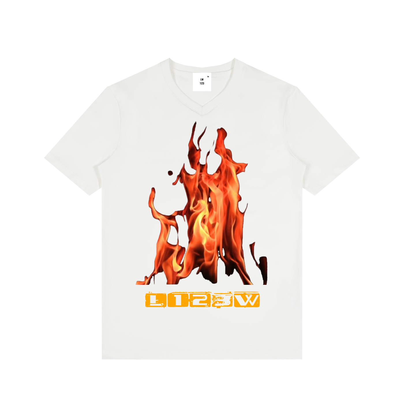 Men's Solid V-Neck T-Shirt