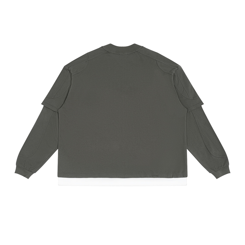 LW 123  Layer Color Block T-Shirt
