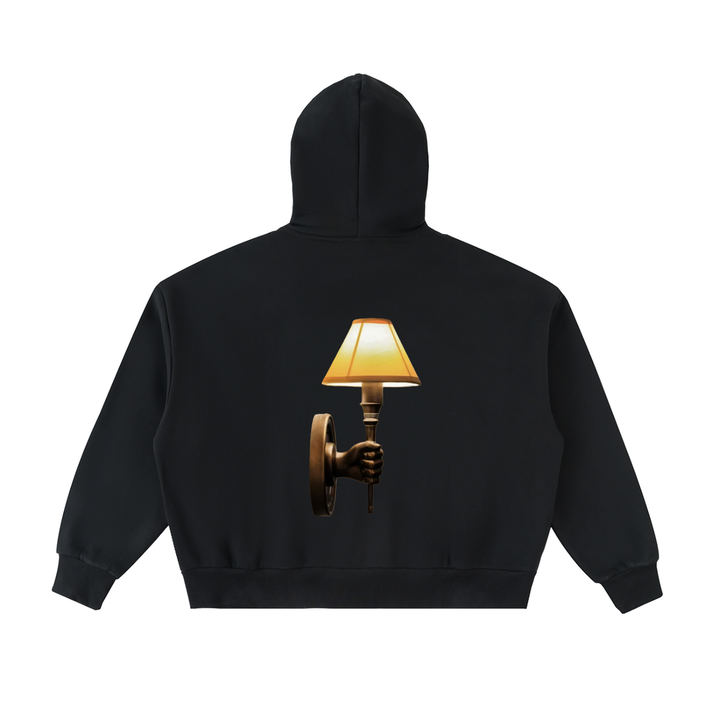 LW 123 Fleeced Full-Zip Boxy Hoodie