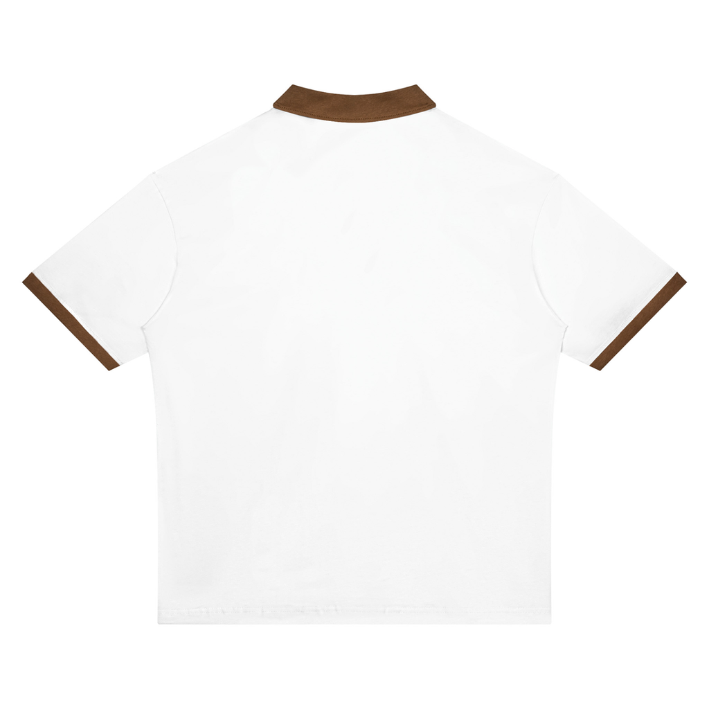 LW 123  Color Block Polo Shirt
