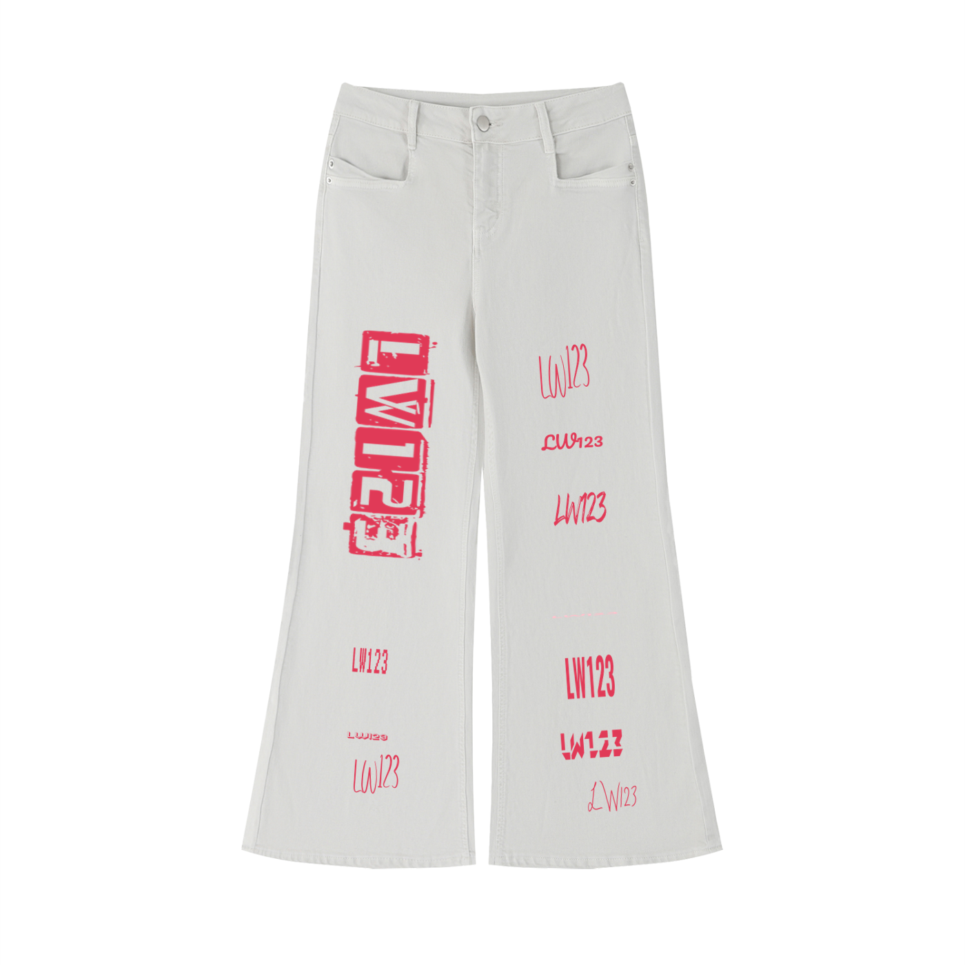 Women's Vintage Wash Flared Leg Jeans
