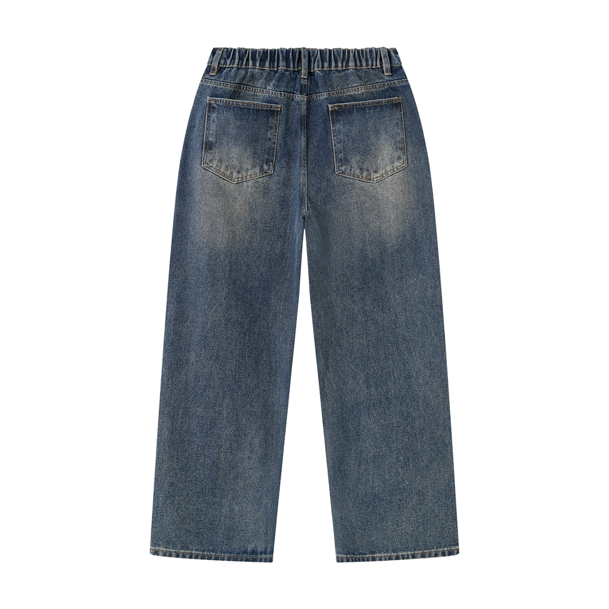 LW 123 Men's Vintage Wash Denim Jeans