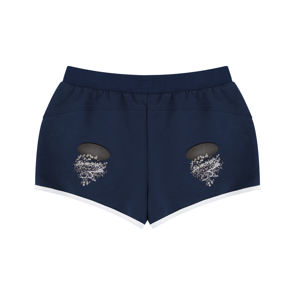 LW 123 Women's Retro Contrast Binding Shorts