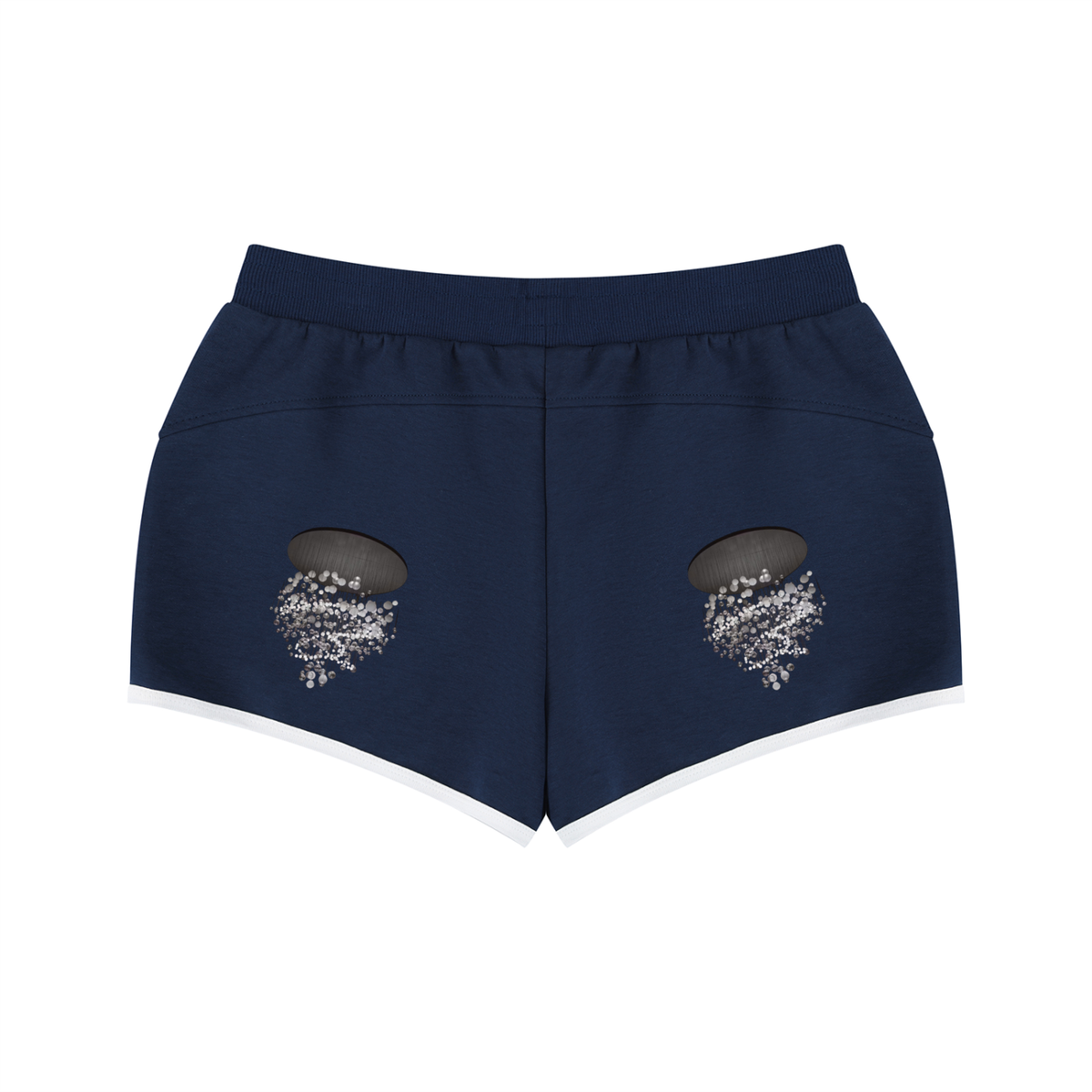 LW 123 Women's Retro Contrast Binding Shorts