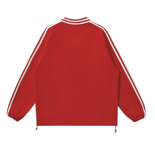 LW 123  Lapel Collar Sweatshirt
