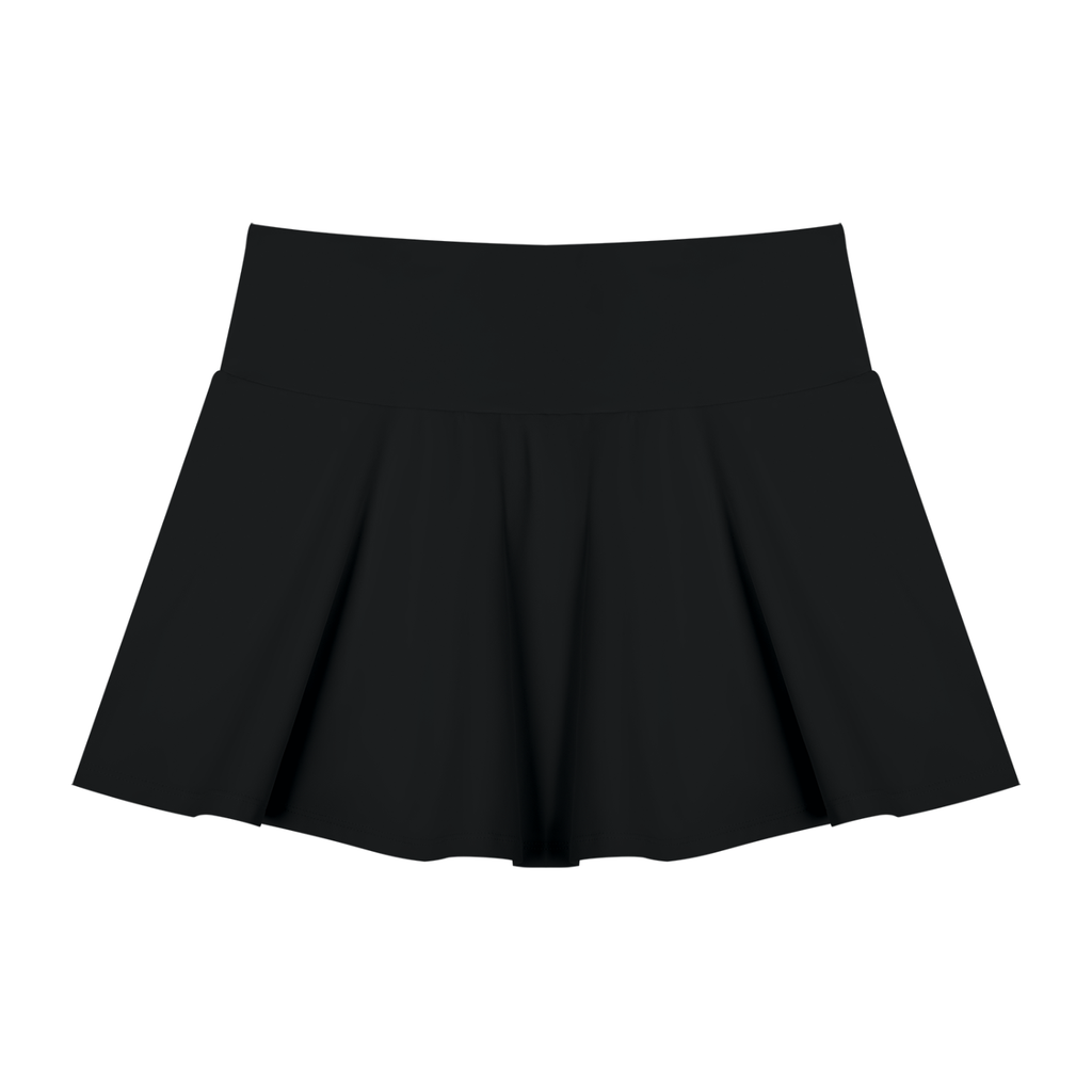 LW 123  Pleated A-Line Skirt