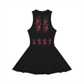 LW 123 Women’s Ruched Sleeveless Full-Zip Dress