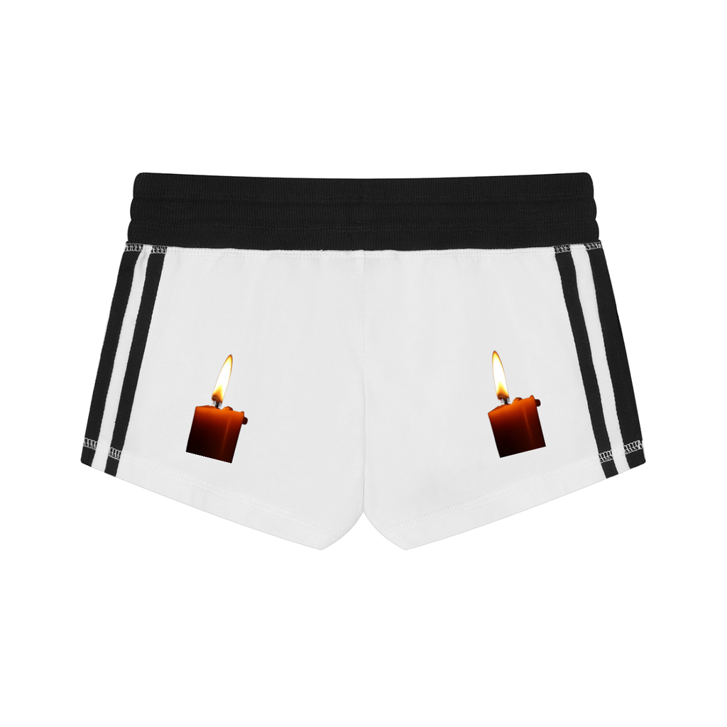 Women's Contrast Stripe Track Shorts