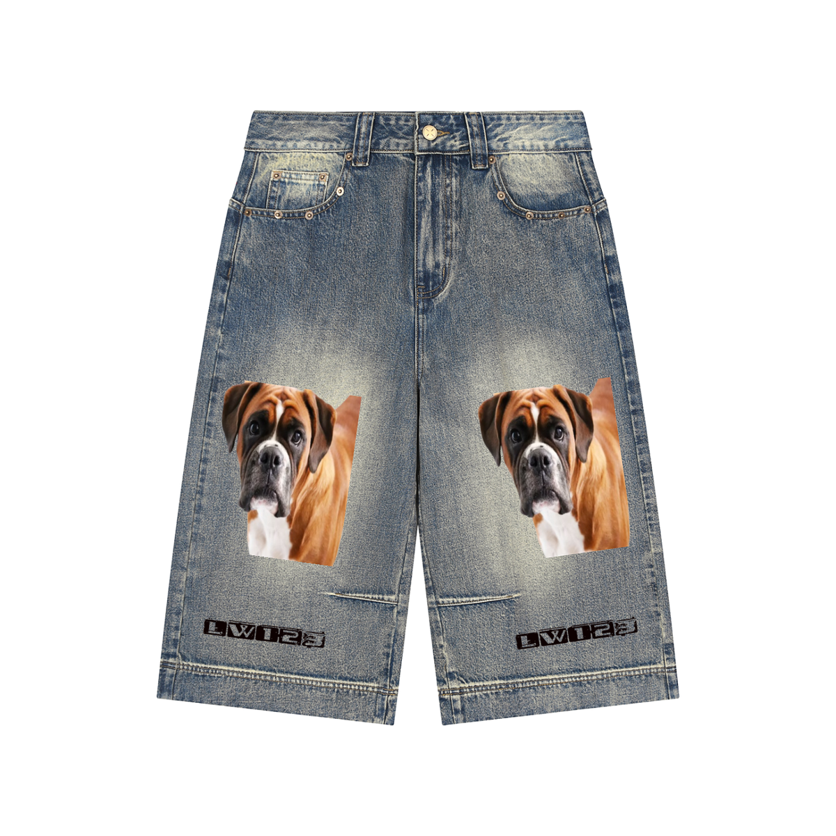 LW 123 Baggy Denim Shorts