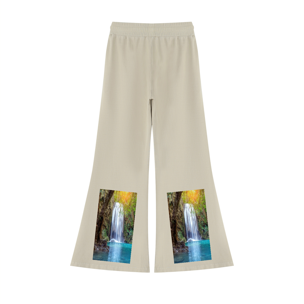 LW 123 Vintage Wash Flared Sweatpants