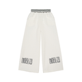 Striped Waist Wide Leg Pants