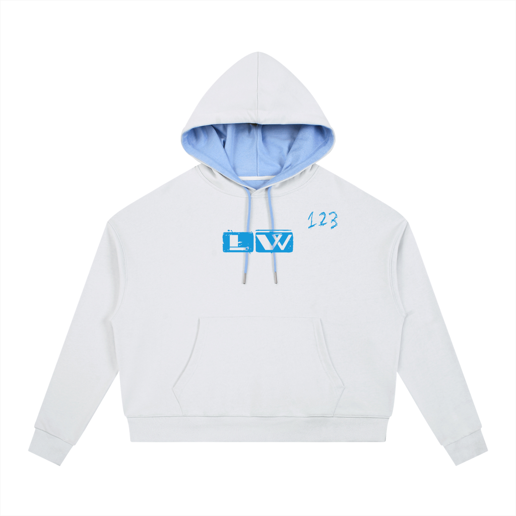 Contrast Drawstring Hoodie