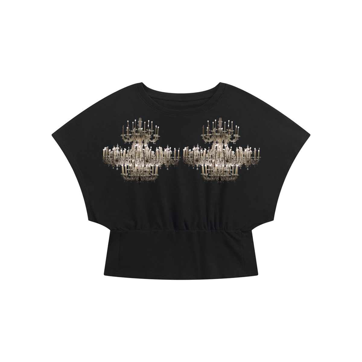 LW 123  Crop Dolman T-Shirt