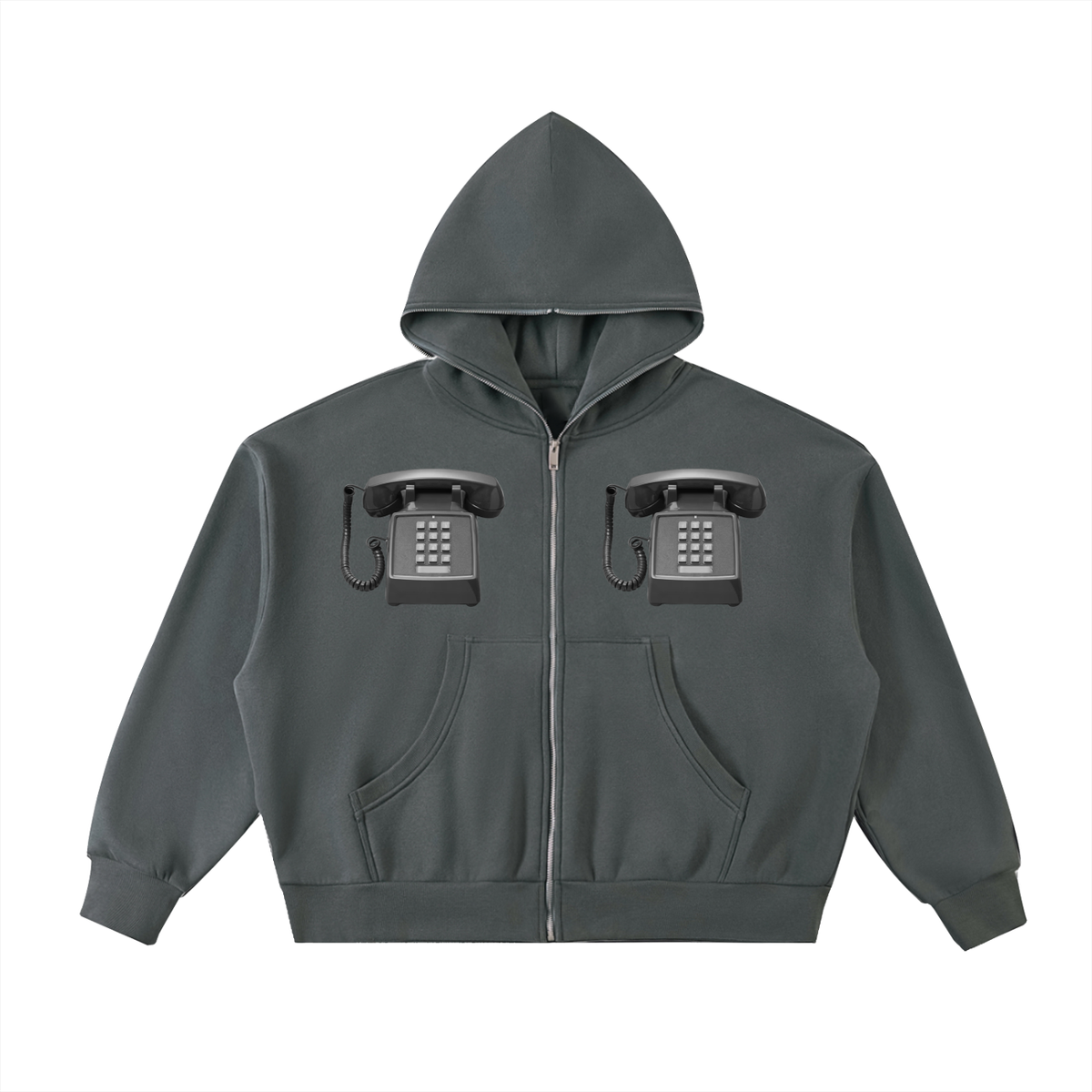 LW 123 Full-Zip Boxy Hoodie