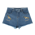 LW 123  High Rise Denim Shorts