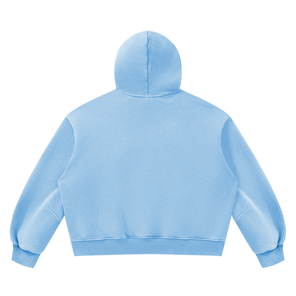 LW 123 Vintage Wash Boxy Fleece Hoodie