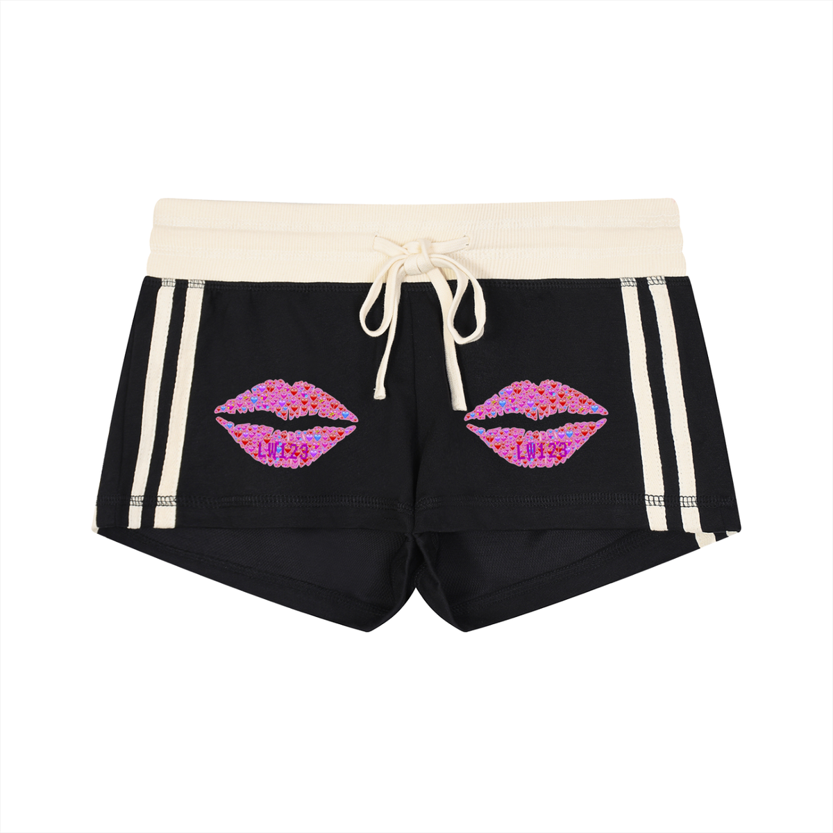 LW 123 Contrast Stripe Track Shorts