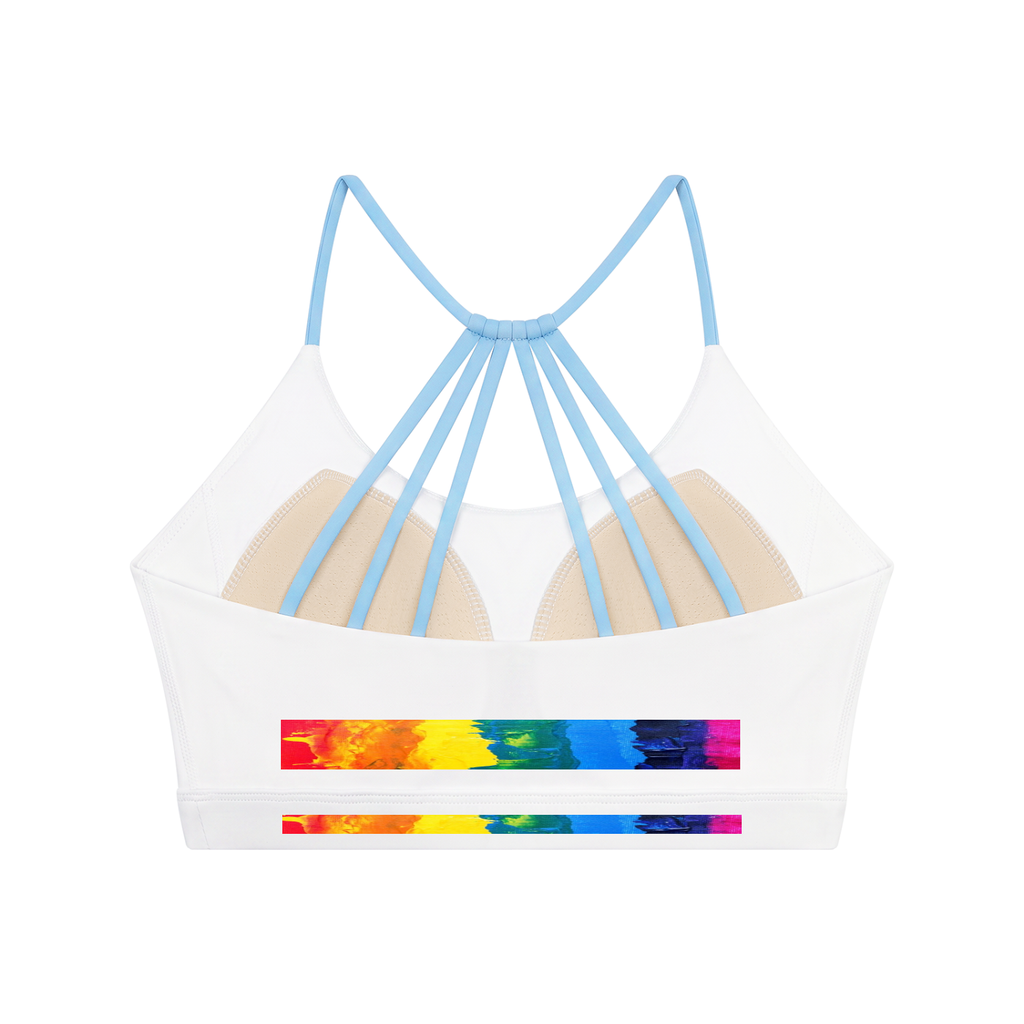 LW 123 Women's Yoga Color Block Sports Bra