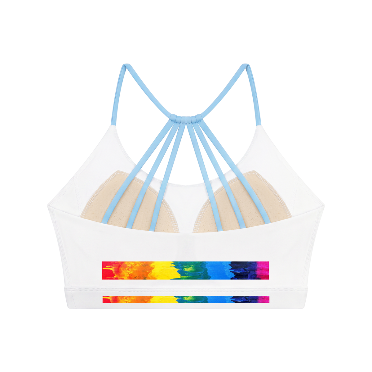 LW 123 Women's Yoga Color Block Sports Bra
