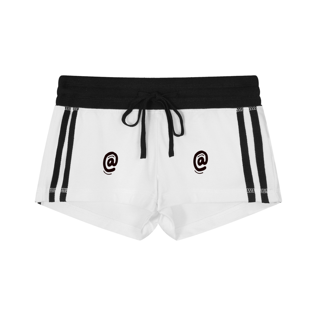 Women's Contrast Stripe Track Shorts