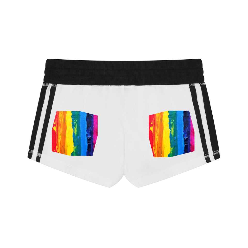 LW 123 Women's Contrast Stripe Track Shorts