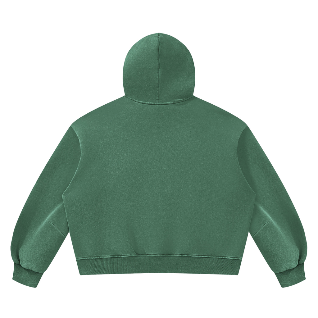 LW 123 Vintage Wash Boxy Fleece Hoodie