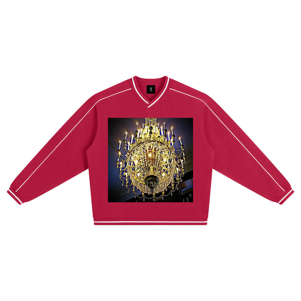 LW 123 Color Block V-Neck Sweatshirt