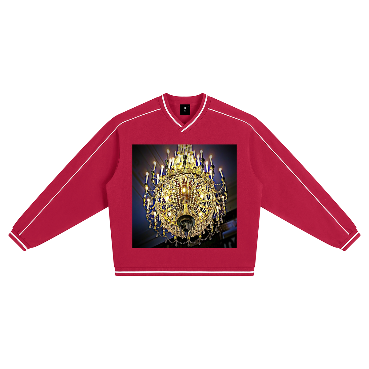LW 123 Color Block V-Neck Sweatshirt