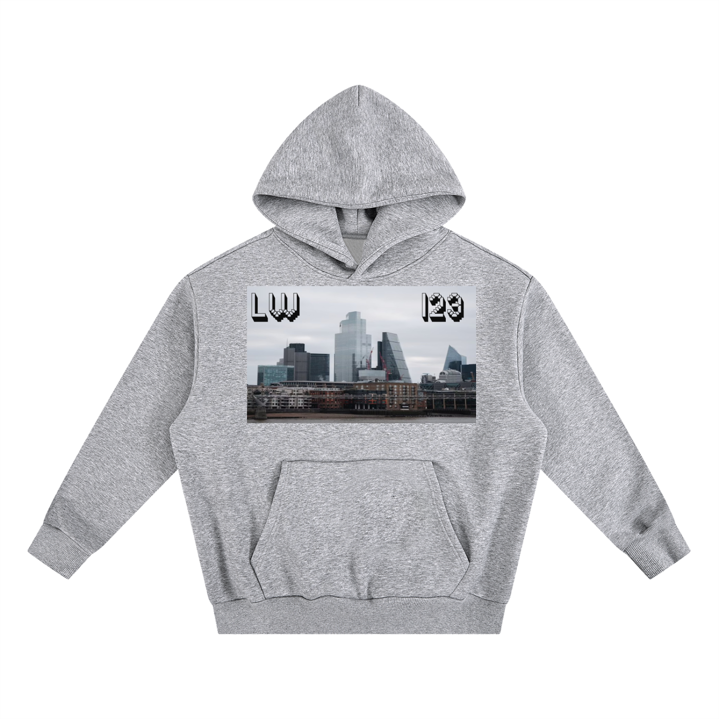 LW 123 Essential Heavyweight Boxy Fleece Hoodie