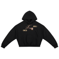 Essential Boxy Darted Sleeve Hoodie