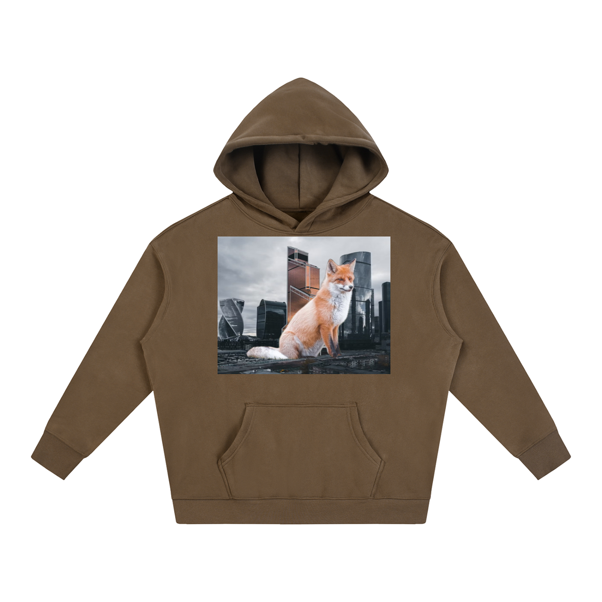 LW 123 Oversize Fleeced Hoodie