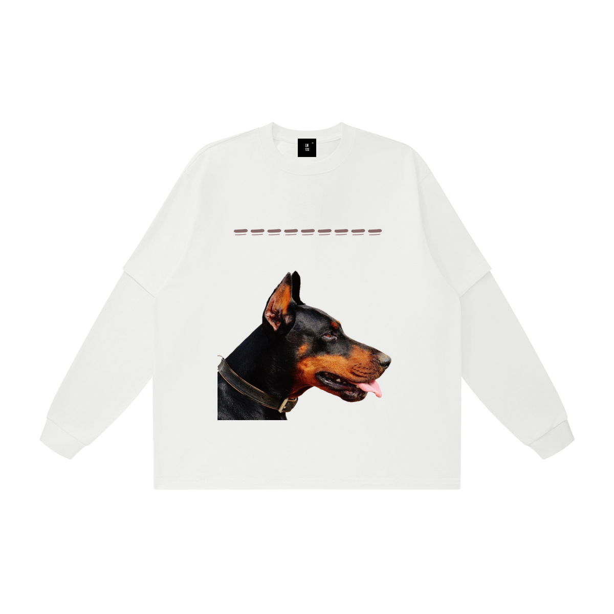 LW 123  Layered Oversized T-Shirt