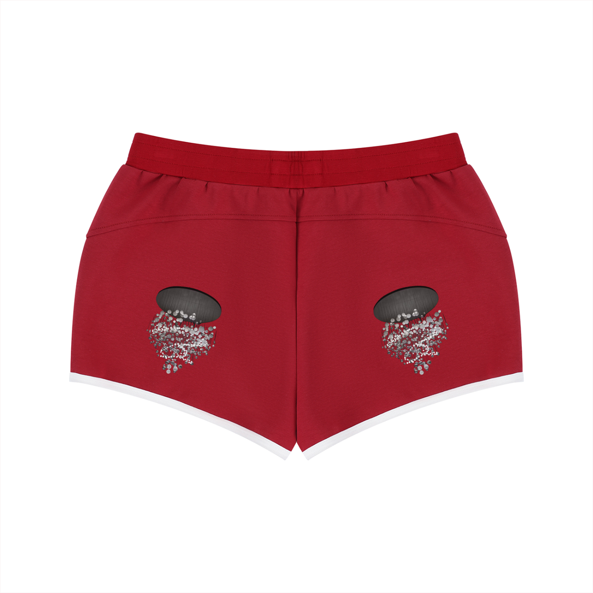 LW 123 Women's Retro Contrast Binding Shorts