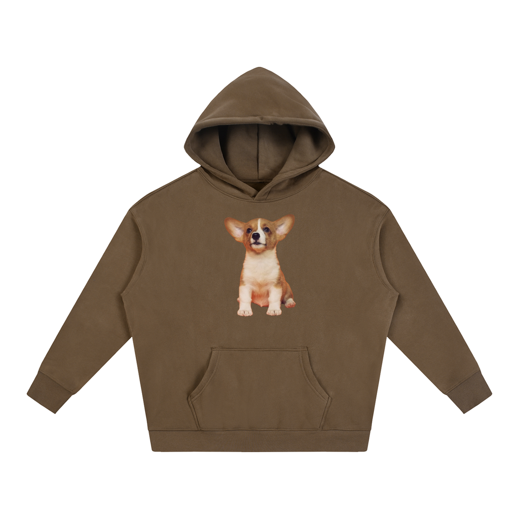 LW 123 Oversize Fleeced Hoodie