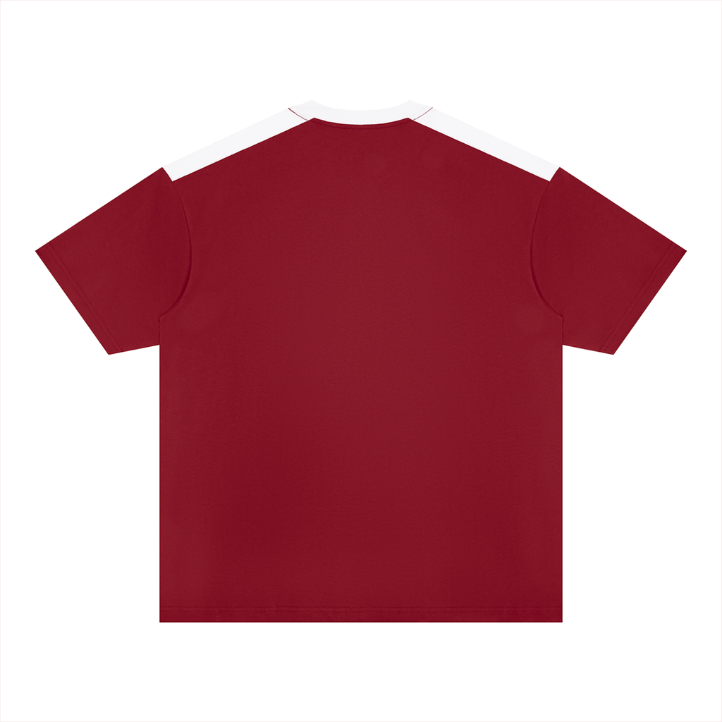 LW 123 Color Block Loose T-Shirt