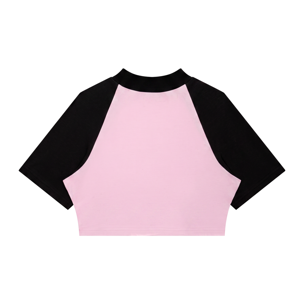 LW 123 Women’s Raglan Crop T-Shirt