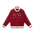 Color Block Raglan Sleeve Zip Track Jacket