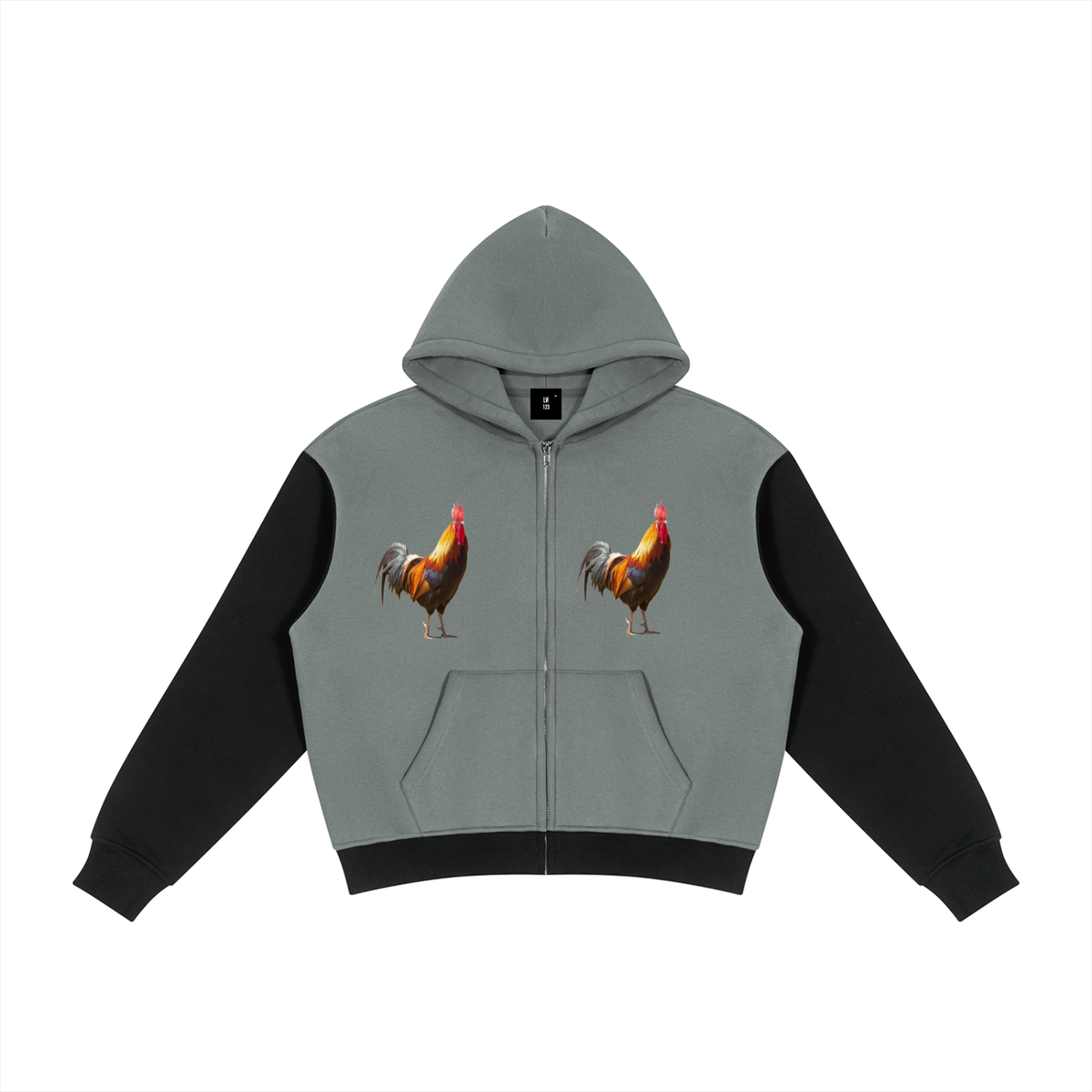 LW 123  Fleece Full Zip Hoodie