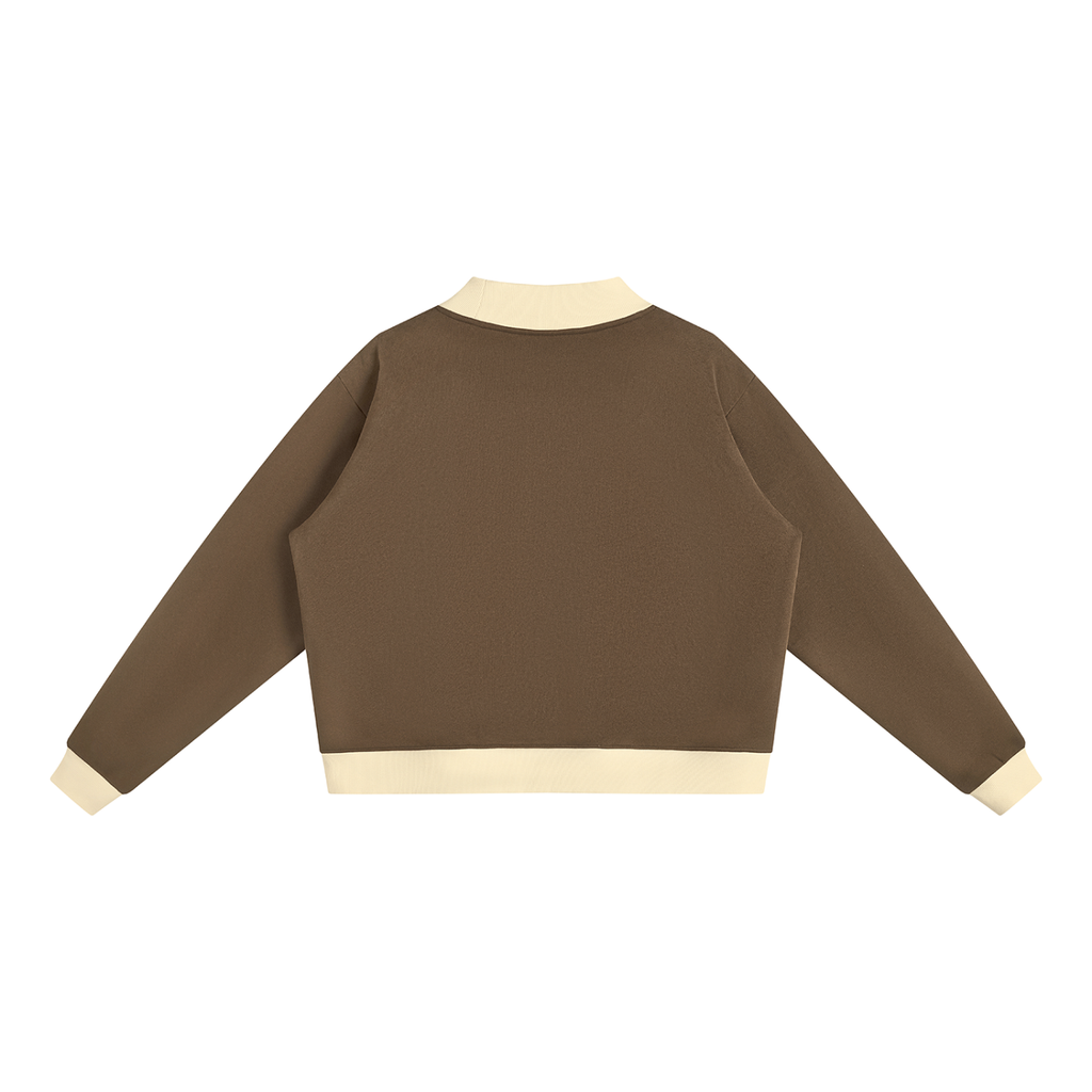 LW 123 Women’s Mock Neck Crewneck Sweatshirt