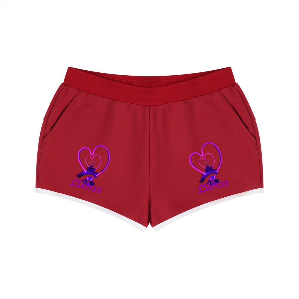 LW 123 Women's Retro Contrast Binding Shorts