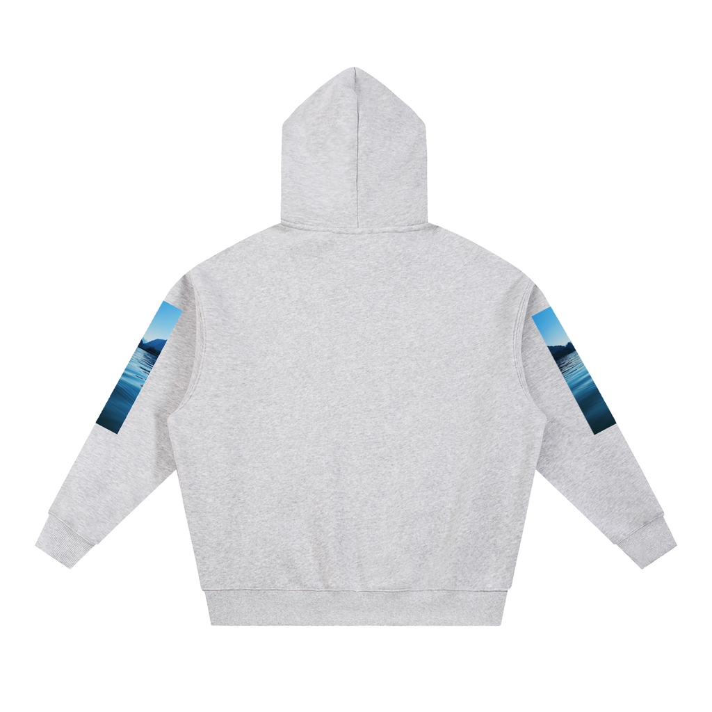 LW 123 Oversized Boxy Fit Fleece Hoodie